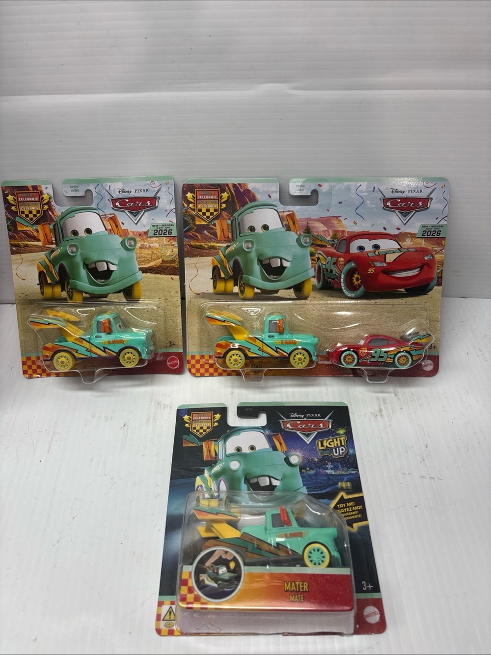 Disney Pixar Cars 2026 Mate - Mater Race to celebrate & light up lot of 3